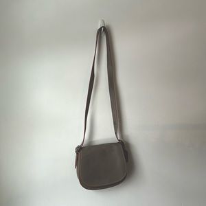 NWT grey and red Coach crossbody bag
